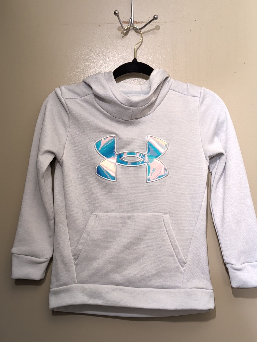 Under Armour Kids' Hoodie with Iridescent Logo LIKE NEW
